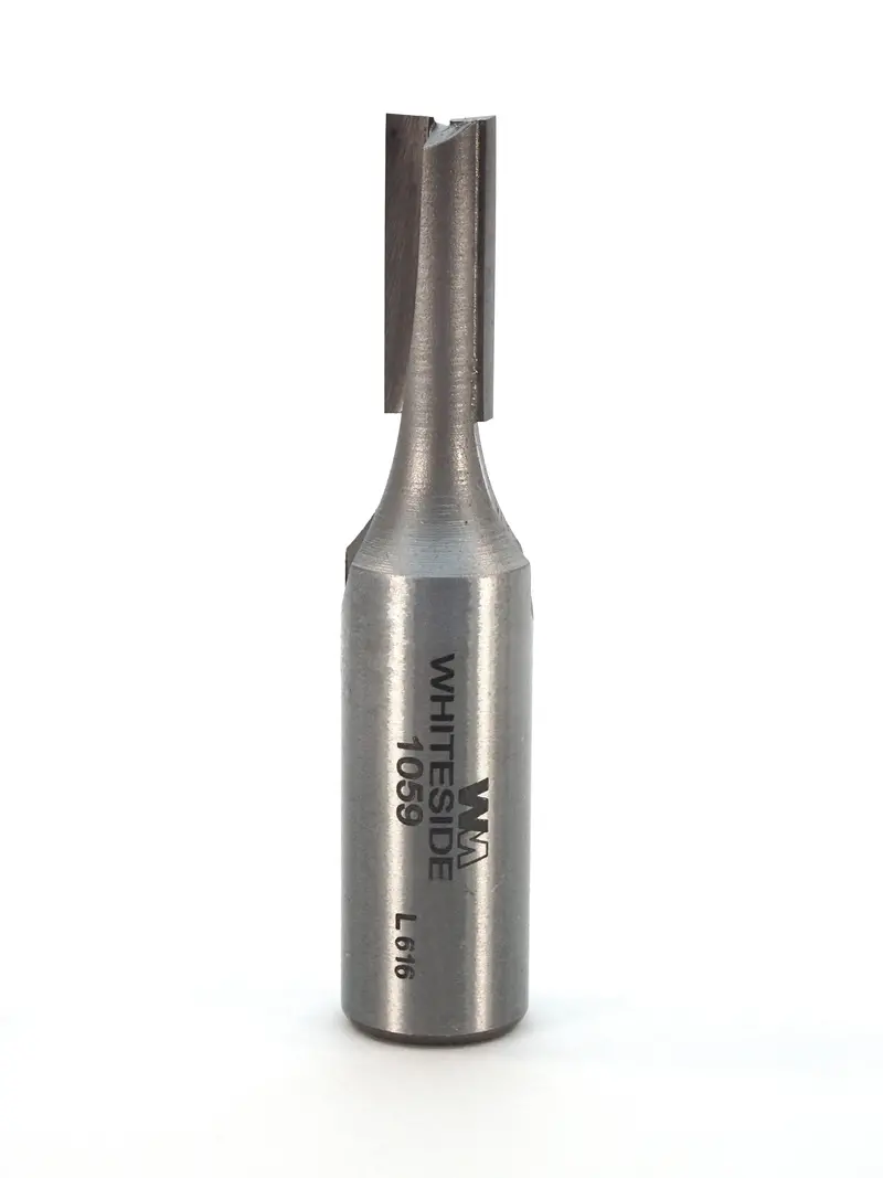 Whiteside Heavy-Duty Double-Flute Straight Bit – 1/2" Shank 1