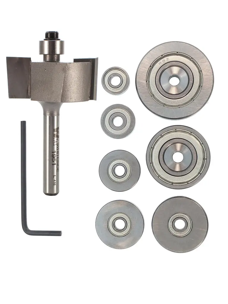 Whiteside Multi-Rabbet Bit Kit – Compatible With 1/4" And 1/2" Shanks 1