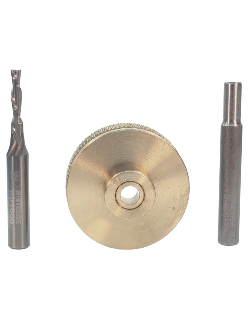 Whiteside Solid Brass Inlay Router Bit Kit For Decorative Accents 1