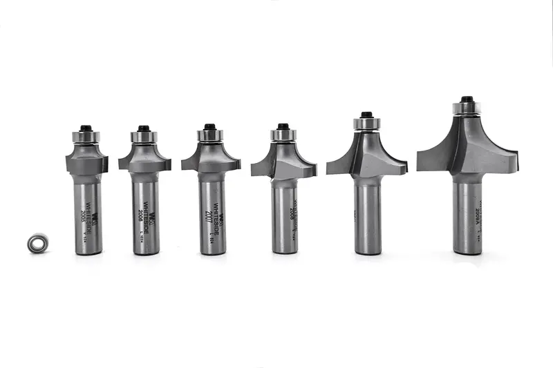 Whiteside Ultimate 7-Piece 1/2-Inch Shank Roundover And Beading Bit Set With 3/8-Inch Bearing 1