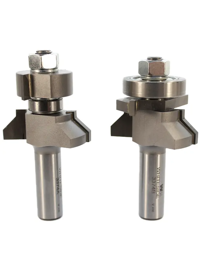 Whiteside V-Groove & Tongue Panel Jig Set – 1/2" Shank, 1" Cut Length, 1-5/8" Overall Depth 1