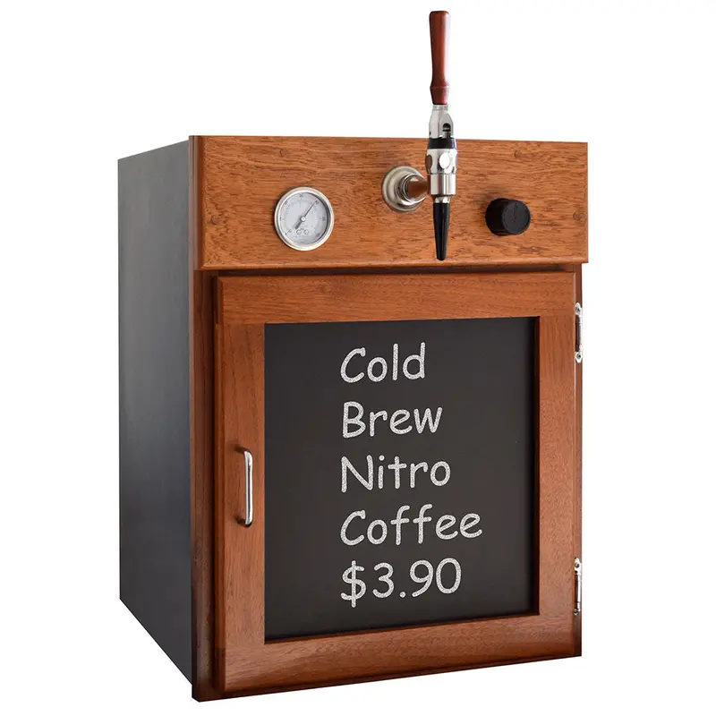 Winekeeper 19" Cold Brew Kegerator – Single Tap, Wood Cabinet + Chalkboard 1