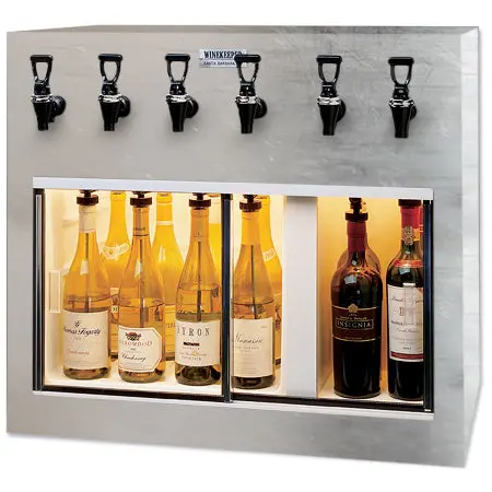 Winekeeper Monterey 6-Bottle Wine Preservation System – Special Laminate 1