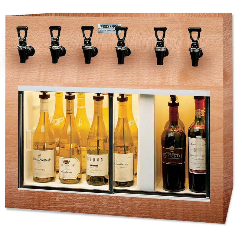 Winekeeper Monterey 6-Bottle Wine Preservation Unit – Oak Veneer 1
