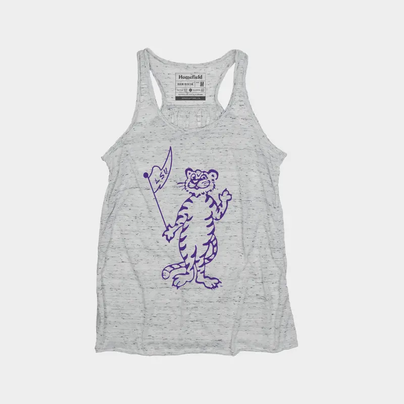 Women’S Lsu Racerback Tank – Geaux Tigers Retro Fit 1