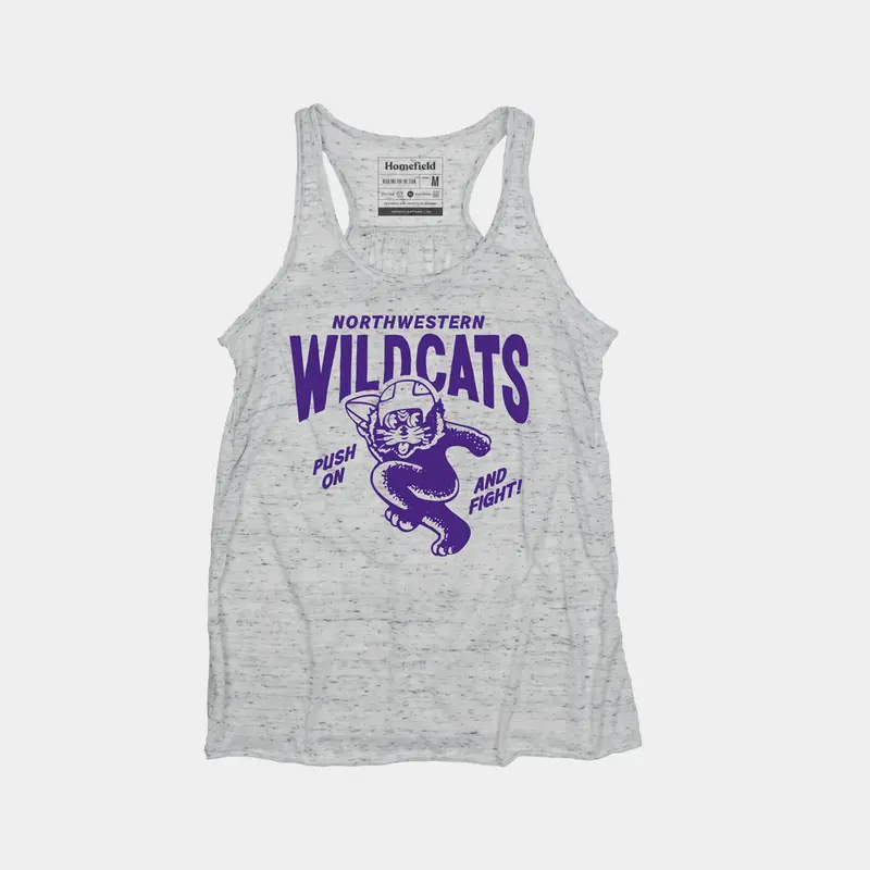 Women'S Vintage Northwestern Push On Tank Top 1