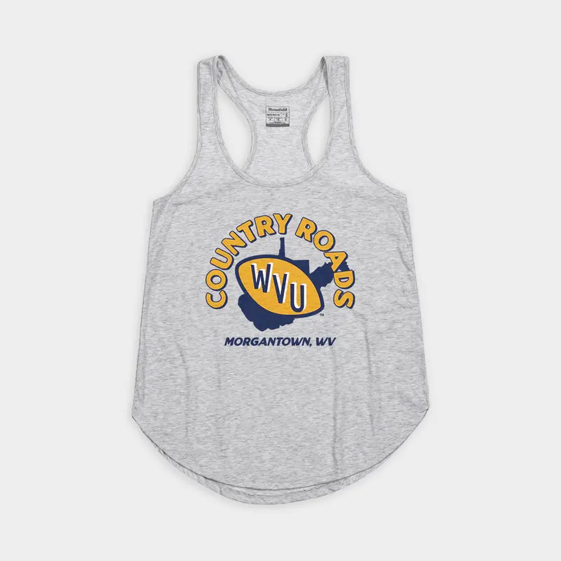 Wvu Country Roads Vintage Football Women'S Tank Top 1