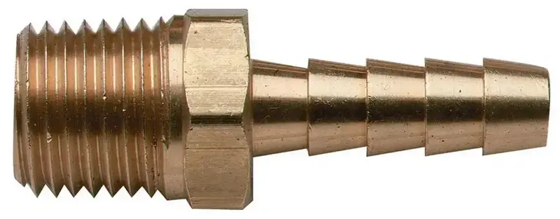 1/4" Npt To 3/8" Barb Fitting With Male Thread 1