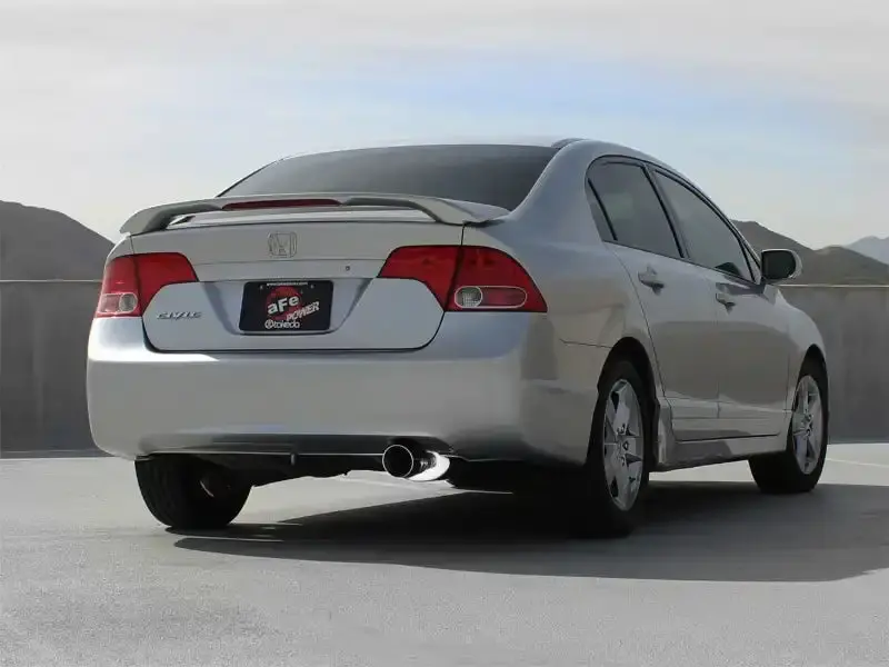 Afe Takeda Axle-Back Exhaust System – 2.5-Inch 304 Stainless Steel With Polished Tip For 2006–2011 Honda Civic Ex 1