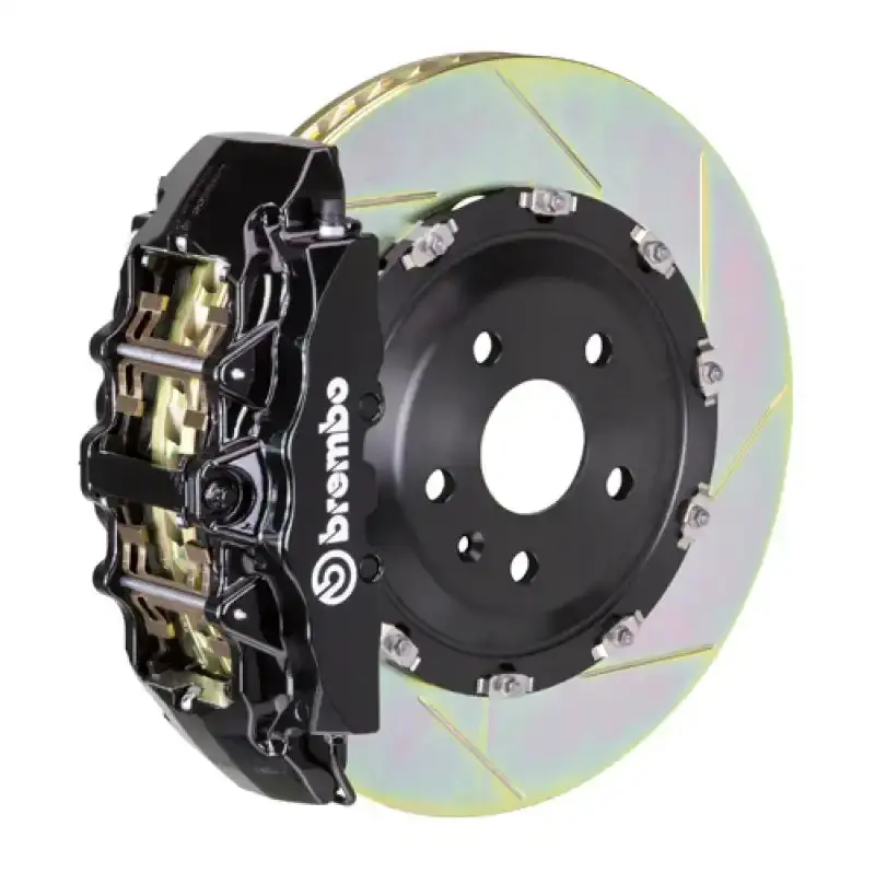 Brembo Front Gt Big Brake Kit For 1996–2005 Ferrari 550/575 (Excluding Gtc) – 380X34Mm Slotted Two-Piece Rotors, Type-1 Black 1