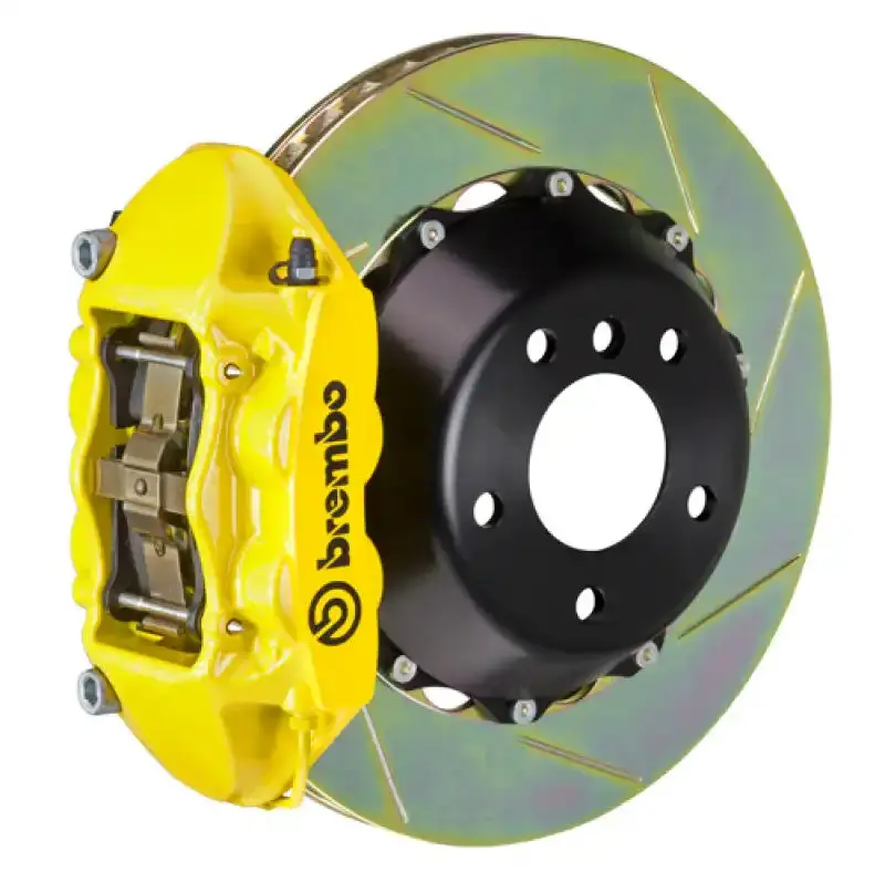 Brembo Gt Big Brake Kit For 2012–2014 Bmw 328I M Sport – Rear 345X28Mm Two-Piece Slotted Rotors 1