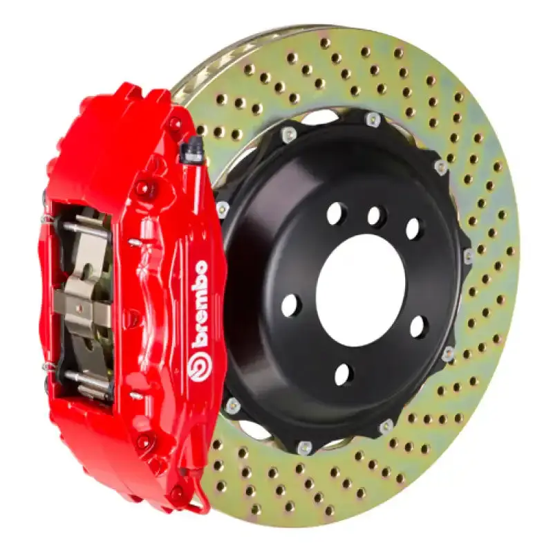 Brembo Gt Big Brake Kit For Porsche 997 C2/C2S/Gts – Front 6-Piston Calipers W/ 355X32 Drilled Rotors 1