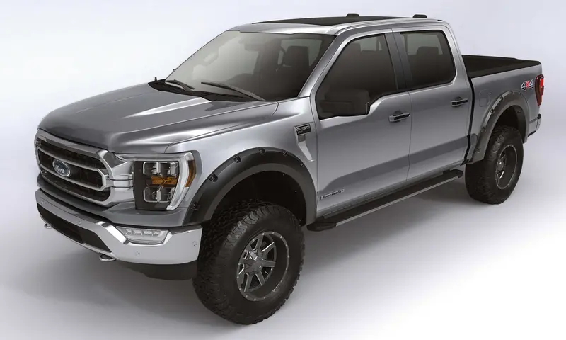 Bushwacker Forge-Style Fender Flares – Durable Polyurethane Fit For Wider Tires 1