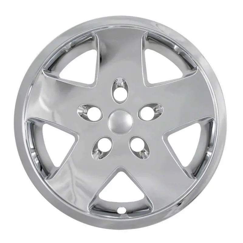 Coast To Coast Iwcimp340Xn 17-Inch Chrome-Plated Plastic Wheel Set – 5-Spoke Design (4-Pack) 1