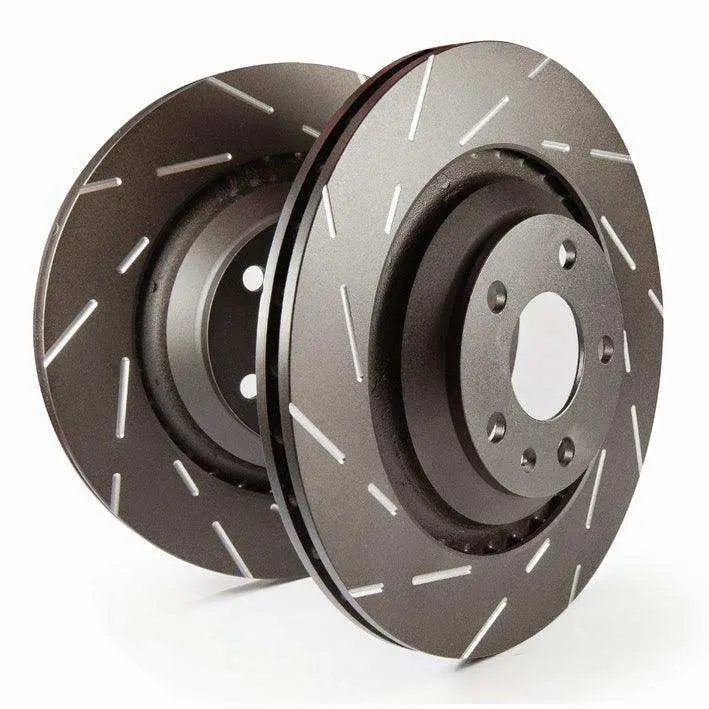 Ebc Brakes Usr7330 Slotted Rotors Feature A Narrow Slot To Eliminate Wind Noise 1