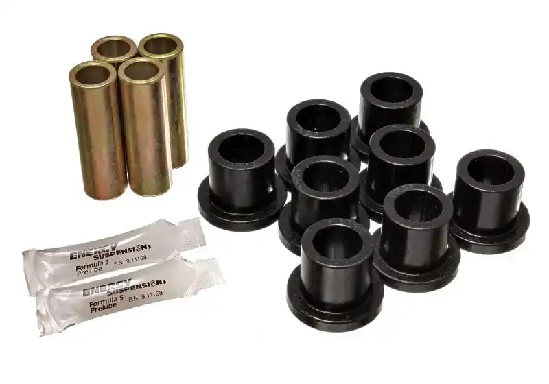 Energy Suspension Rear Leaf Spring Bushing Kit – Black Polyurethane Replacement For Ford F-250/F-350 1