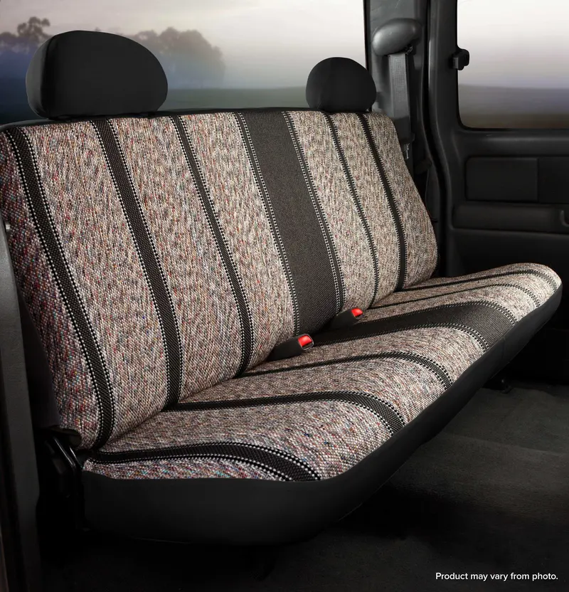 Fia Tr48-1 Wrangler Saddleblanket Front Seat Covers – Custom-Fit, Black Wine Colorway 1