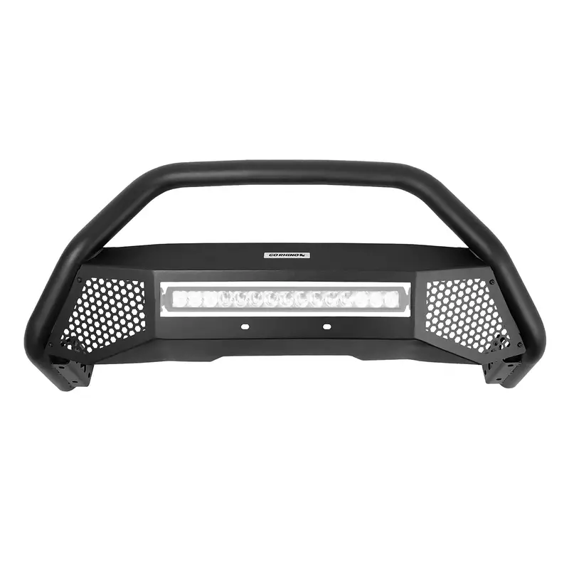 Go Rhino Front End Protection System – Modern Bumper-Mounted Guard With Integrated Light Mounts 1
