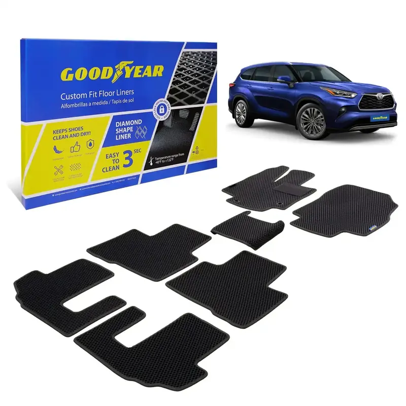Goodyear Diamondtread Custom Floor Liners – Gy004369 All-Weather Protection 1