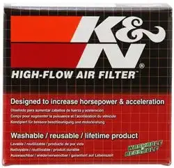 K&N Universal Clamp-On High-Flow Air Filter (Model R-1390) 1