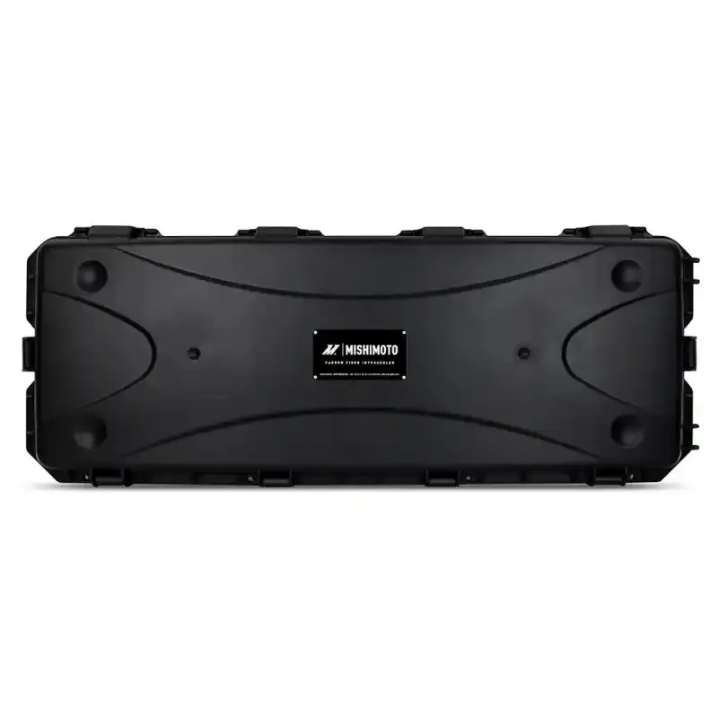 Mishimoto Universal Gloss Carbon Fiber Intercooler – 600Mm Gold-Core Core With V-Band S-Flow Design 1