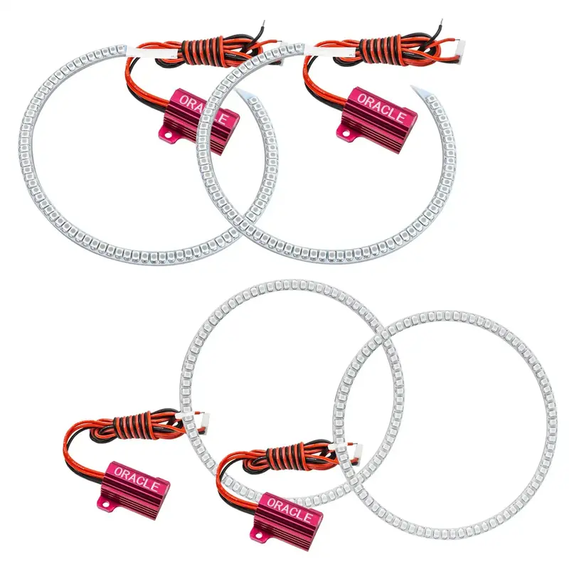 Oracle Lighting 2672-002 Halo Ring Emitter Kit – Led Headlight Accent Rings For Custom Illumination 1