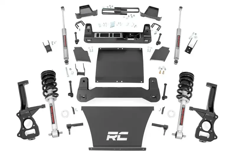 Rough Country 22932 - Suspension Lift Kit W/Shocks 6 In. Incl. Lifted Struts Rear N3 Shocks 1
