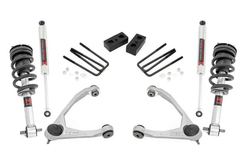 Rough Country 24640 3.5-Inch Lift Kit – Cast Steel M1 Strut Suspension 1