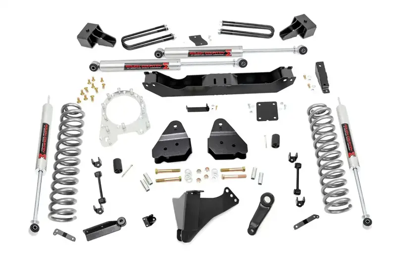 Rough Country 55940 4.5-Inch Suspension Lift Kit With Monotube Dually Shocks 1