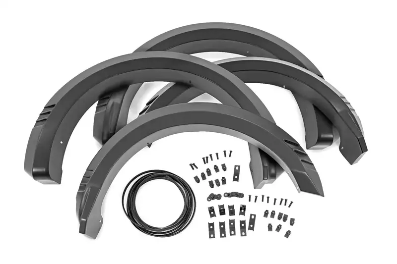 Rough Country F-F315110 Flat-Black Fender Flares For Full-Size Trucks 1
