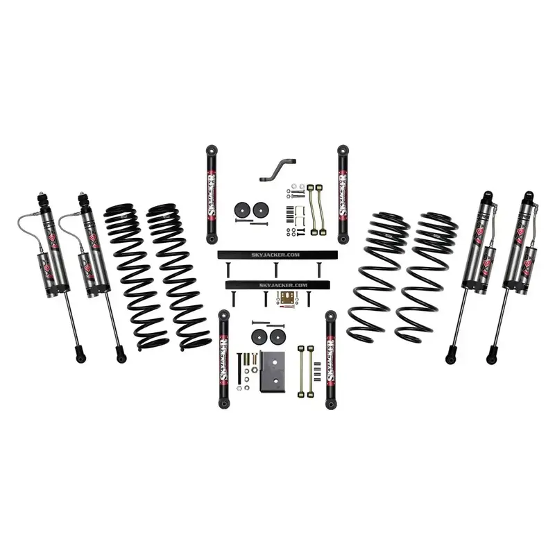Skyjacker Tj403Bkxlt 4-Inch Lift Kit – Includes Adx 2.0 Remote Reservoir Shocks 1