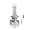 Tiny Monster Extreme Series H7 Led Headlight Bulbs – High-Output Replacement 1